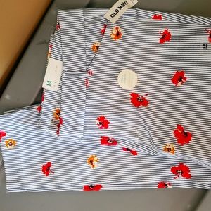 Floral Striped Pants